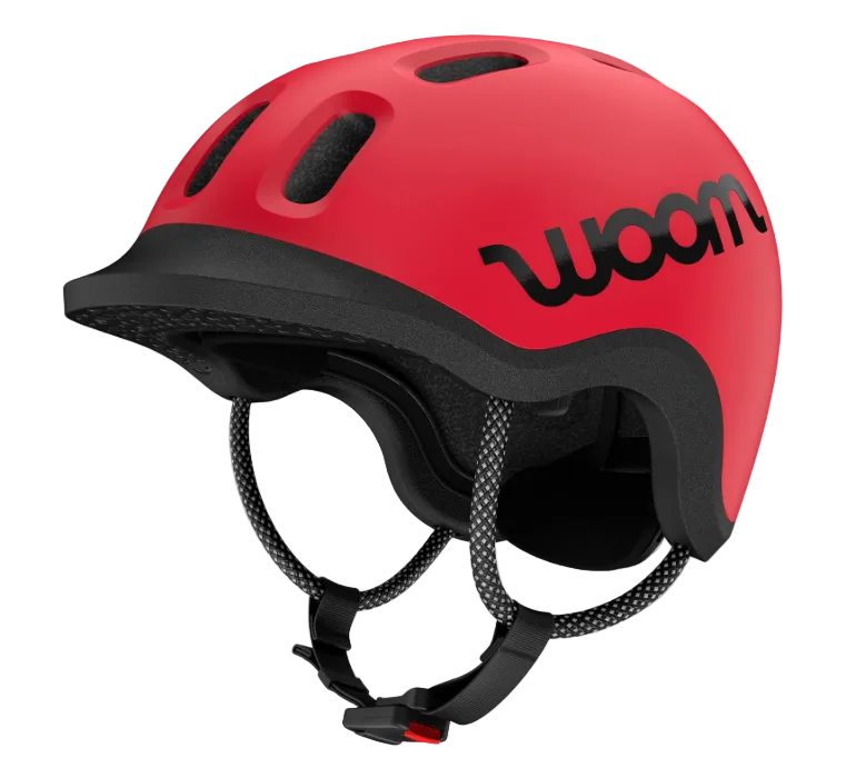 Woom Ready Kids Helmet, Without Light, Woom Red, XSmall