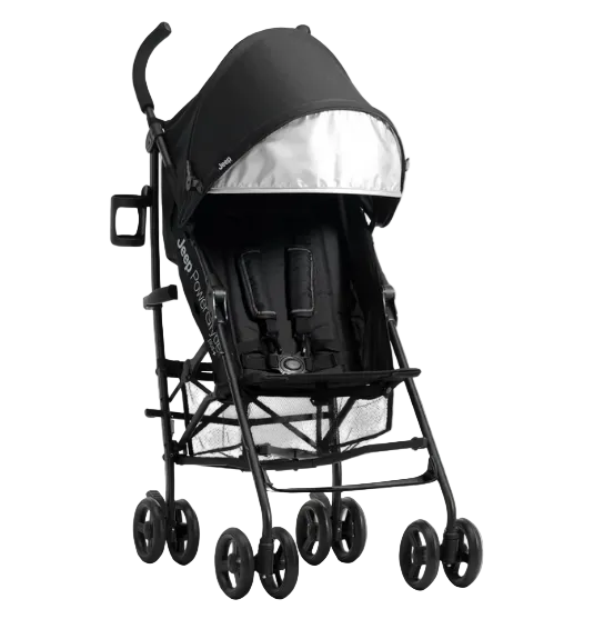 Delta Children Jeep PowerGlyde Plus Stroller, Black, 2024