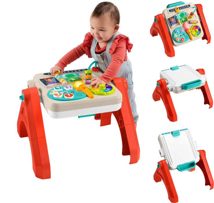 Fisher Price Laugh & Learn 4-in-1 Activity Table & Art Easel, 6m+