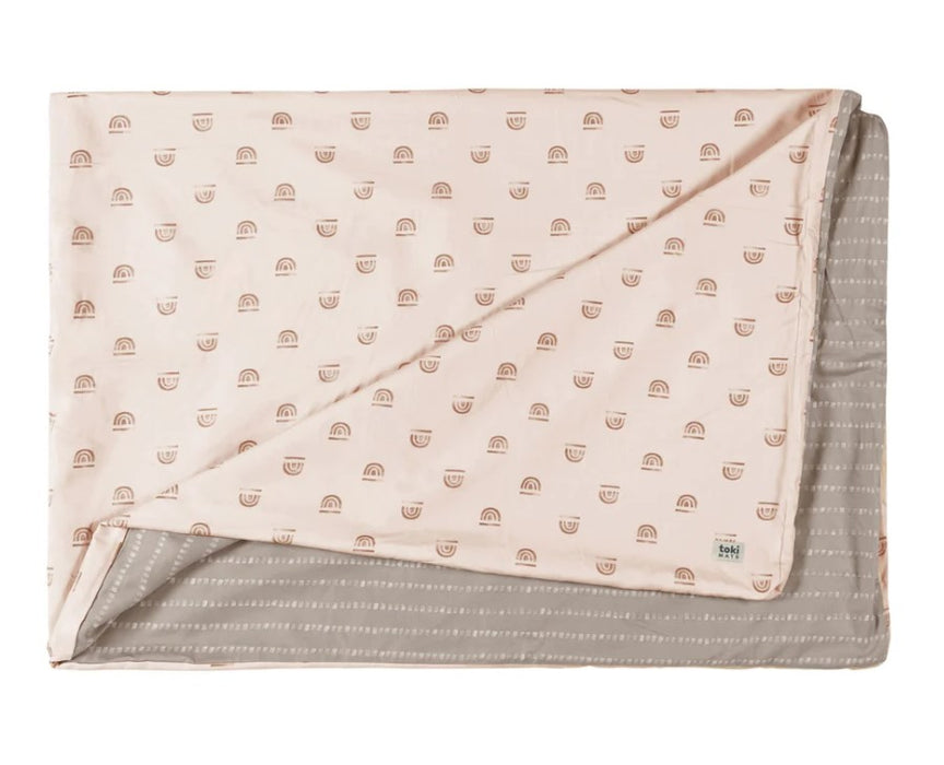 Shop Toki Kids Epic Mat Cover 60"x84", Rainbow peach at GoodBuy Gear