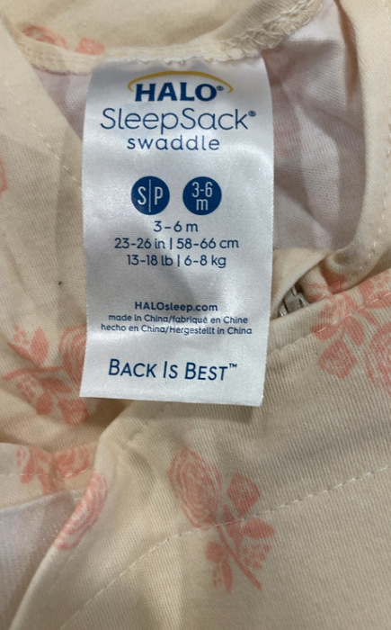 Shop Halo SleepSack Swaddle, Small, Watercolor Rose Toss Blush at GoodBuy Gear