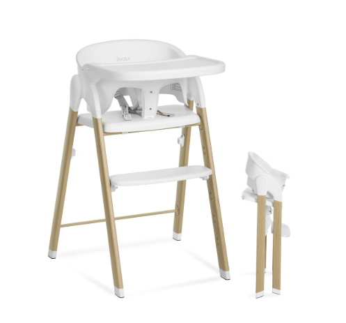 Shop Evolur Nimbus High Chair, White at GoodBuy Gear