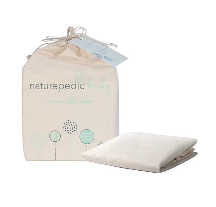 Naturepedic Organic Oval Crib Protector Pad for Stokke Sleepi Crib