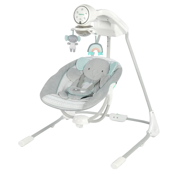 Ingenuity InLighten Soothing Swing, Van Elephant
