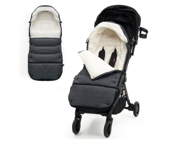 Momcozy Universal Stroller Footmuff, Grey