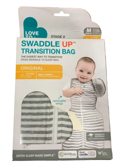 Shop Love To Dream Swaddle Up Transition Original 1.0 Sleep Sack, Gray, Medium at GoodBuy Gear