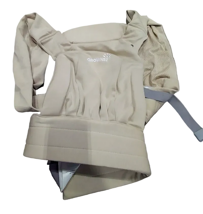 Grownsy Baby Carrier With Hip Seat, Cream