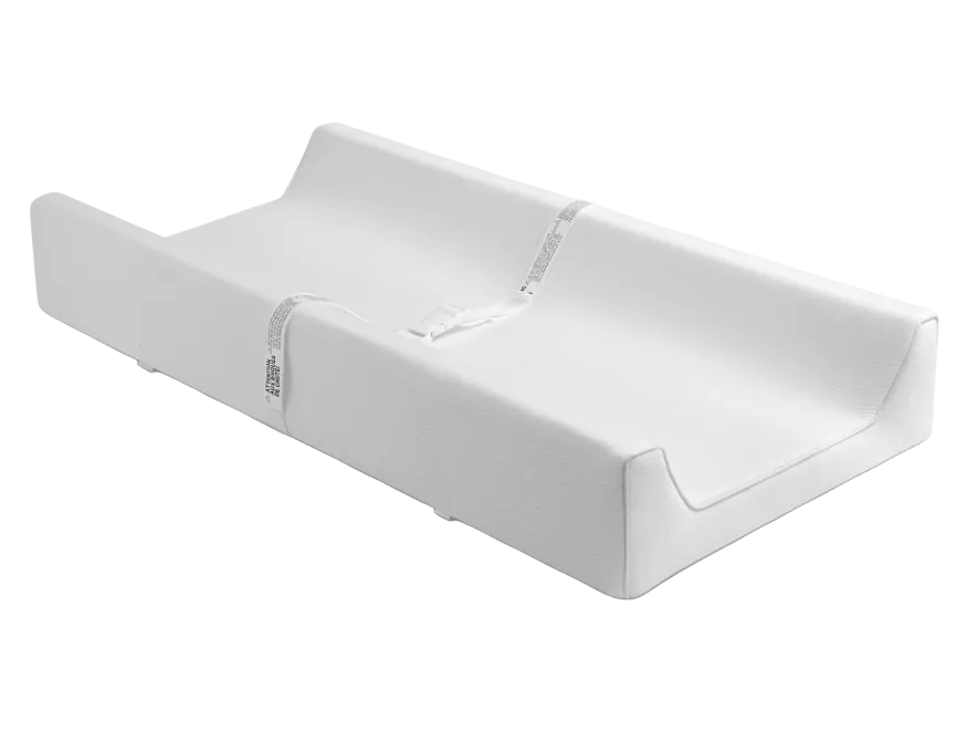 Bellini Contour Changing Pad & Removable Changing Pad Cover, White
