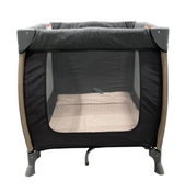 Shop Monbebe Play Yard with Full-Size Rocking Bassinet, Castle Point at GoodBuy Gear