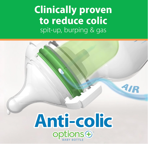 Shop Dr. Brown's Options+ Anti Colic Wide Neck Glass Bottles 3-Pack, 5 oz/150 ml at GoodBuy Gear