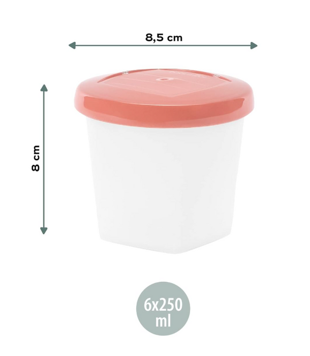 Babymoov Babybols Food Storage, 8.5oz/6 Pack