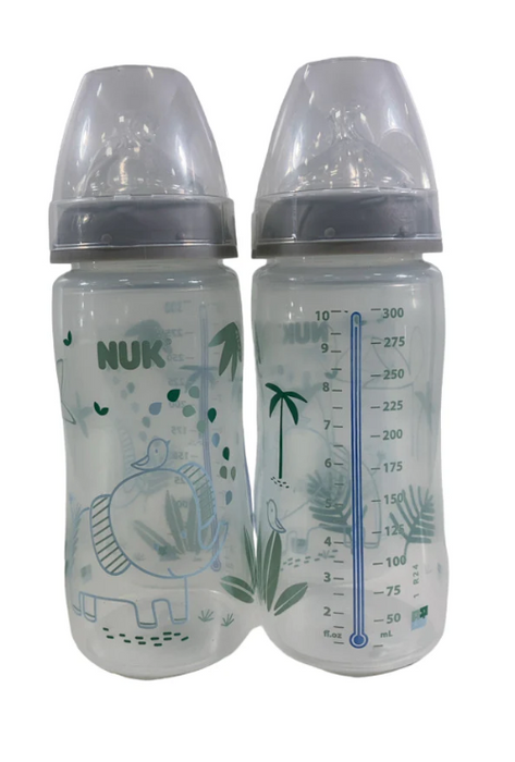 Shop NUK Smooth Flow Anti-Colic Bottles, 10oz, 4 Pack, Elephants at GoodBuy Gear