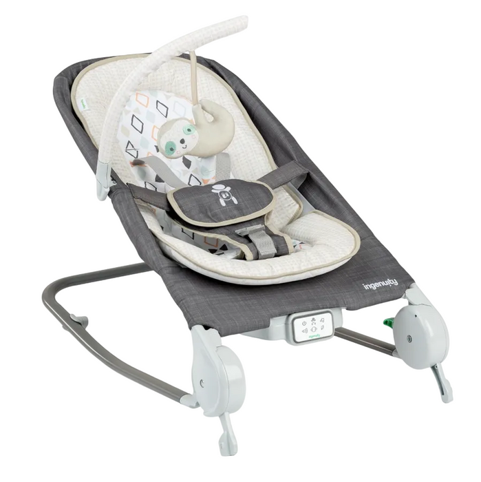 Ingenuity Happy Belly Rock-to-Bounce Massage Seat, Parker