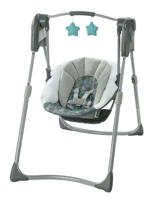 Graco Slim Spaces Compact Baby Swing, Tilden