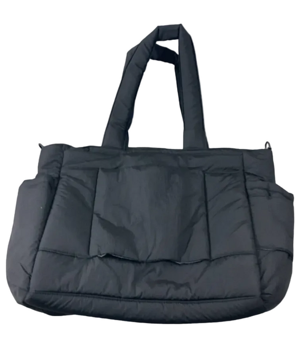 Calpak Diaper Tote Bag With Laptop Sleeve, Black