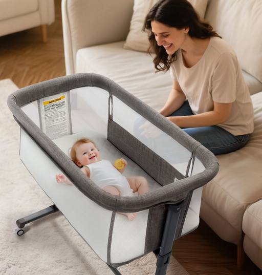 Shop AILEEKISS Baby Beside Sleeper, Grey at GoodBuy Gear