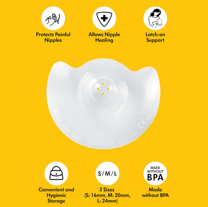 Shop Medela Contact Nipple Shields and Case, 16mm at GoodBuy Gear