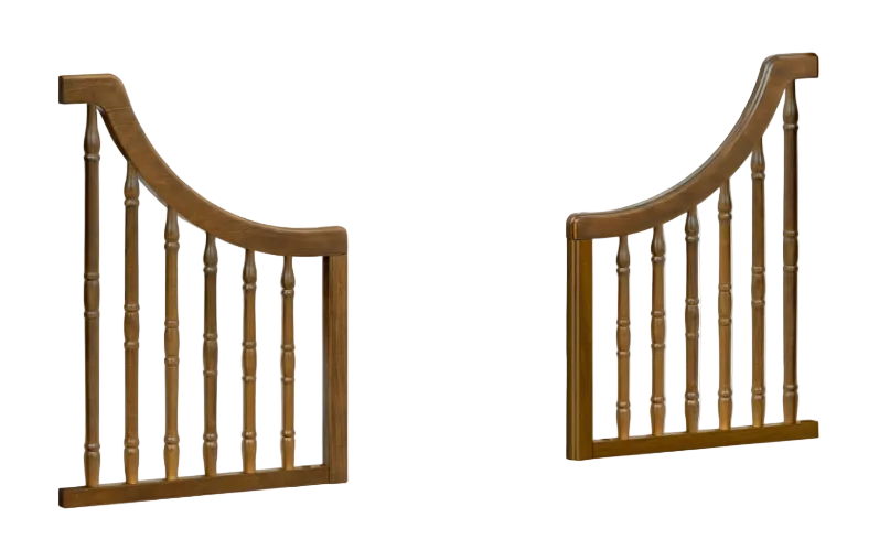 Namesake Liberty 4-in-1 Toddler Bed Conversion Kit, Natural Walnut, M7199