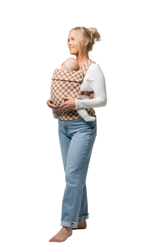 Shop Mabē The Monarch Carrier, Mocha Check at GoodBuy Gear