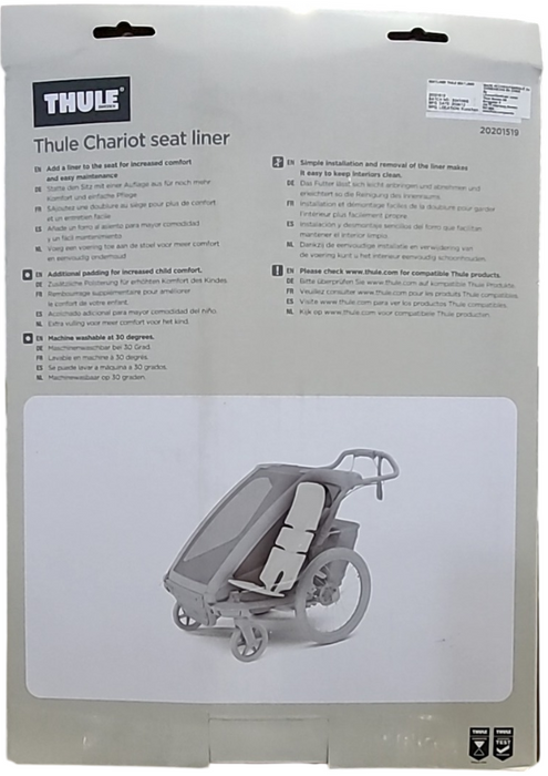 Thule Chariot Seat Liner, Light Gray