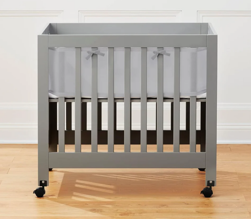 Shop Halo BreathableBaby Mini Crib Breathable Mesh Liner, Classic, Grey at GoodBuy Gear
