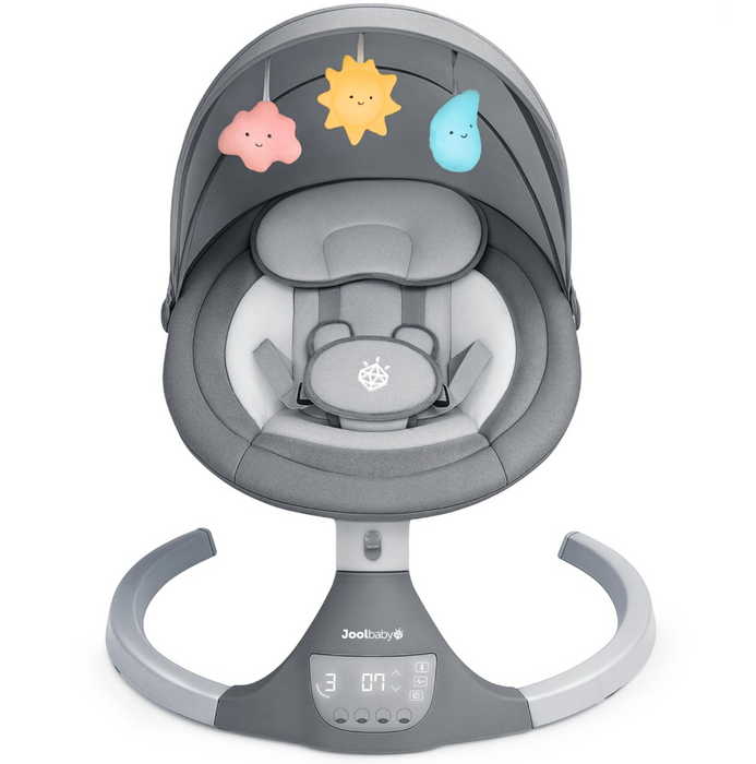 Shop Jool Nova Baby Swing, Gray, Signature at GoodBuy Gear