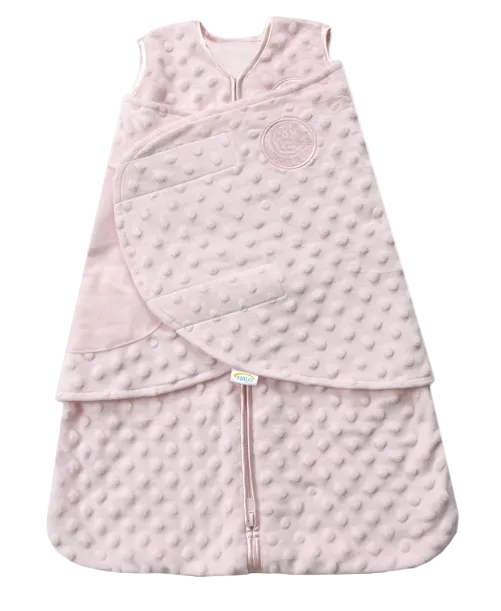 Shop Halo SleepSack Swaddle, Plushy Dot Velboa Pink, Small at GoodBuy Gear