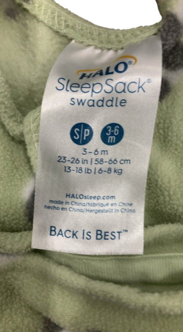 Shop Halo Micro-Fleece Swaddle, Cozy Pandas, Small at GoodBuy Gear