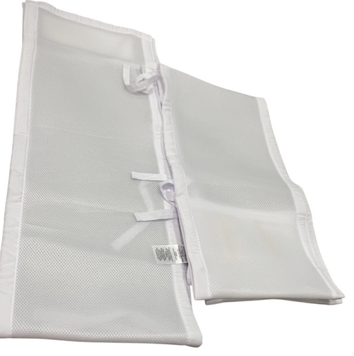 Shop Breathable Baby Mesh Crib Liner, Full Size/4 Sides, White at GoodBuy Gear