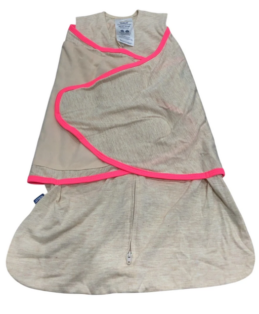 Shop Halo IdealTemp SleepSack Swaddle, Newborn, Oatmeal Pink at GoodBuy Gear