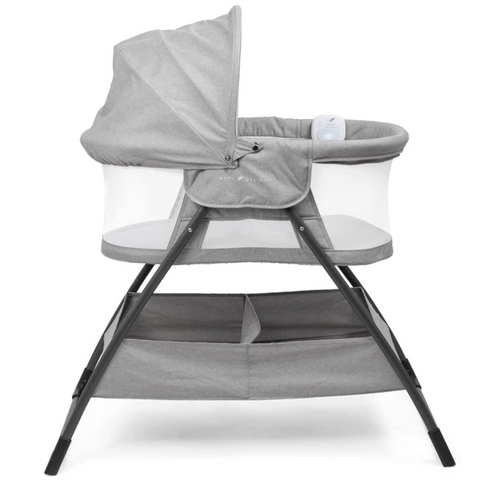Shop Baby Delight Beside Me Doze Deluxe Bedside Bassinet, Pebble Grey at GoodBuy Gear
