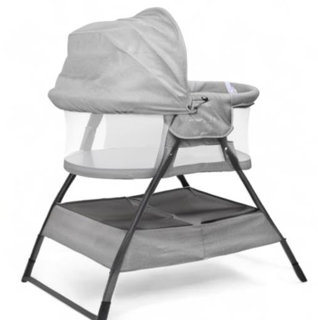 Shop Baby Delight Beside Me Doze Deluxe Bedside Bassinet, Pebble Grey at GoodBuy Gear