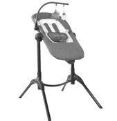 Shop Baby Delight Bloom Soothing Adjustable Lounger, Charcoal Tweed at GoodBuy Gear