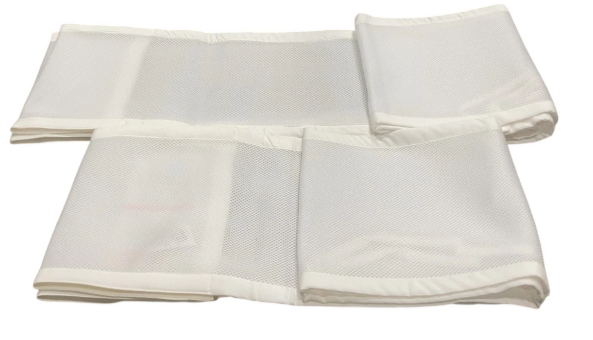 Shop Breathable Baby Mesh Crib Liner, Full Size/4 Sides, White at GoodBuy Gear