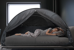 Shop Leedor Pop Up Bed Tent with Mesh & Shade Cloth Window, Black at GoodBuy Gear