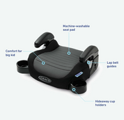 Shop Graco TurboBooster 2.0 Backless Booster Car Seat, 2025, Denton at GoodBuy Gear
