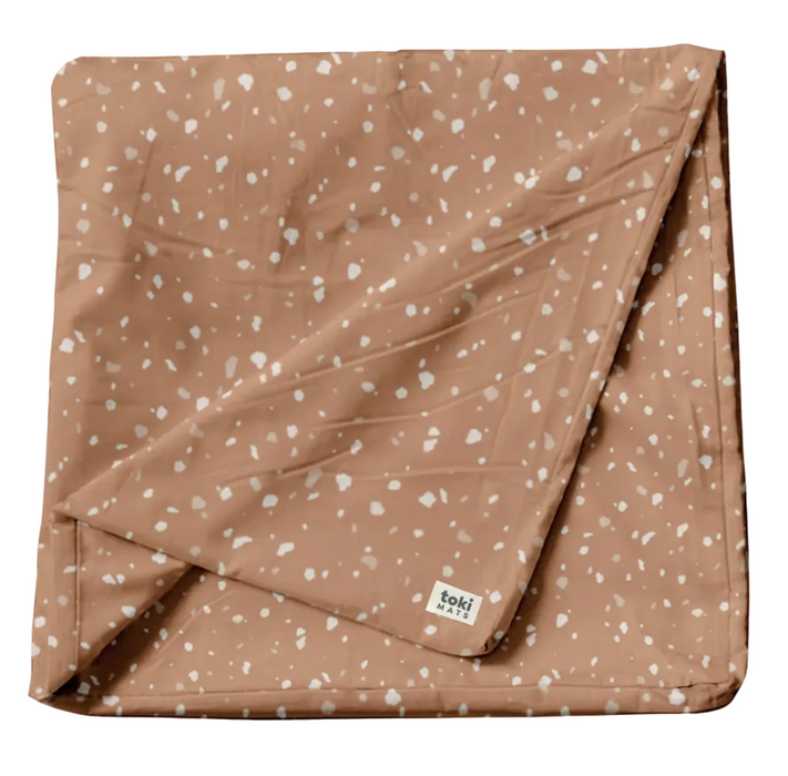 Shop Toki Kids Standard Mat Cover 40" x 40", Terrazzo Clay at GoodBuy Gear