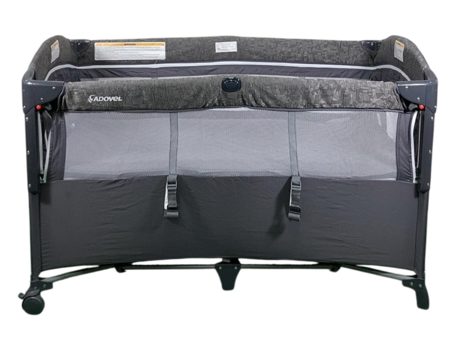 Shop Adovel Baby Bassinet Bedside Crib, Grey at GoodBuy Gear