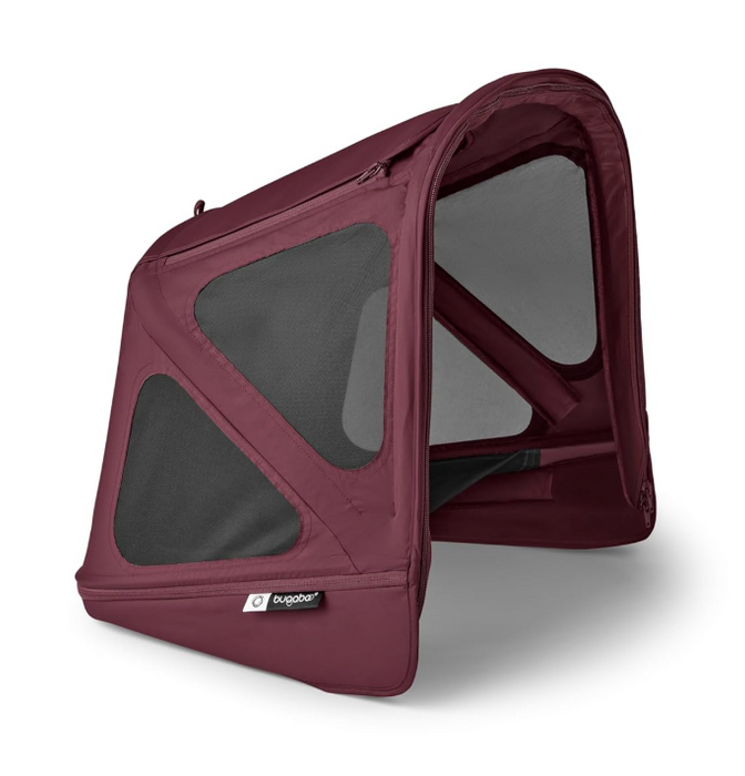 Shop Bugaboo Breezy Sun Canopy, Kangaroo/Fox 5/Cameleon 3/Lynx, Dark Cherry Red at GoodBuy Gear