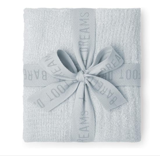 Shop Barefoot Dreams CozyChic Lite Baby Receiving Blanket, Light Blue at GoodBuy Gear