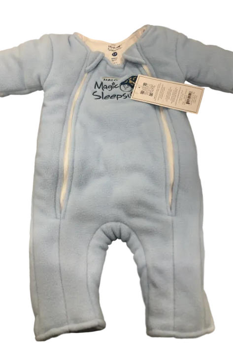 Shop Halo Baby Merlin's Magic Sleepsuit, Blue, Micro-fleece, Small (12-18lbs) at GoodBuy Gear