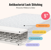 Shop Dream On Me 88 Coil Inner Spring Mattress, Daisy Dreams at GoodBuy Gear
