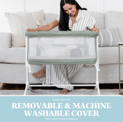 Shop Baby Delight Serenity Bassinet and Bedside Sleeper, Sage at GoodBuy Gear