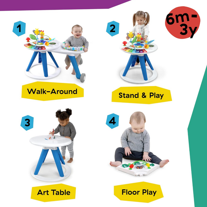 Shop Baby Einstein Around We Grow 4-in-1 Walk Around Discovery Activity Center Table at GoodBuy Gear