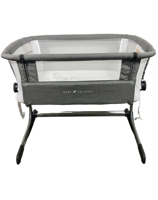 Shop Baby Delight Beside Me Dreamer Bassinet & Bedside Sleeper, Charcoal Tweed at GoodBuy Gear