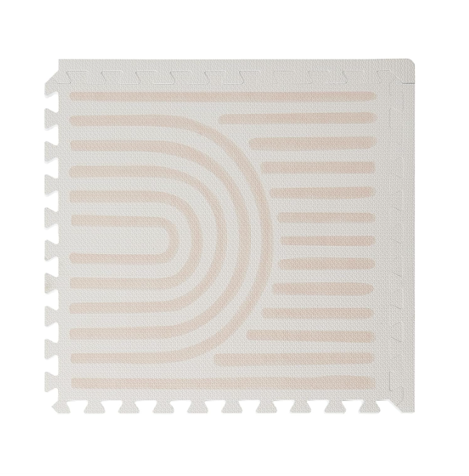 Shop Toddlekind Haven Playmat, 4x6, Linear, Linen at GoodBuy Gear