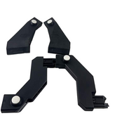 Shop Mockingbird 2nd Seat Kit with Extendable Canopy, Sage, Watercolor Drops, Silver With Black Leather at GoodBuy Gear