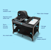 Shop Graco Pack n' Play Close2Baby Lux Playard, Milan at GoodBuy Gear