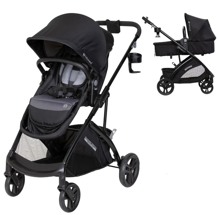 Shop Baby Trend Passport Switch Modular Bassinet Stroller, 2025, Dash black at GoodBuy Gear