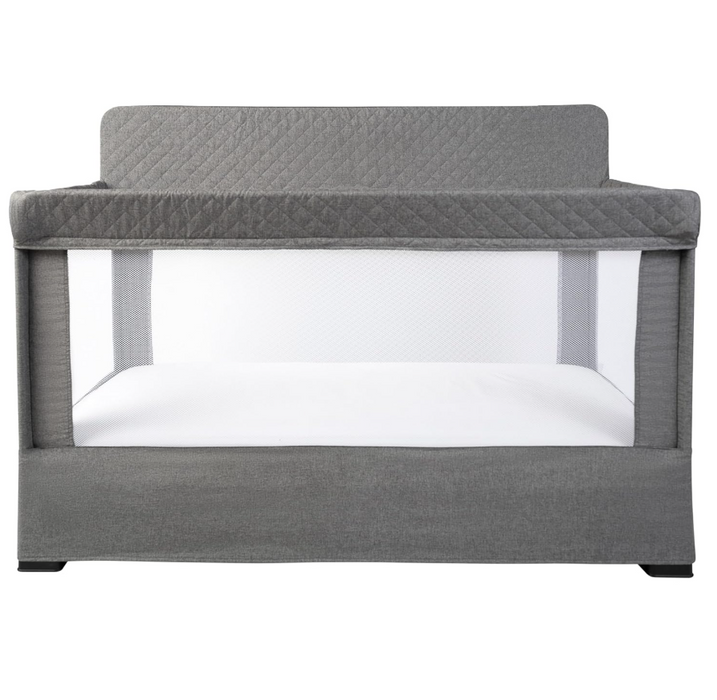 Shop Baby Delight Lunaire Full Size Mesh Crib and Playard, Charcoal Tweed at GoodBuy Gear